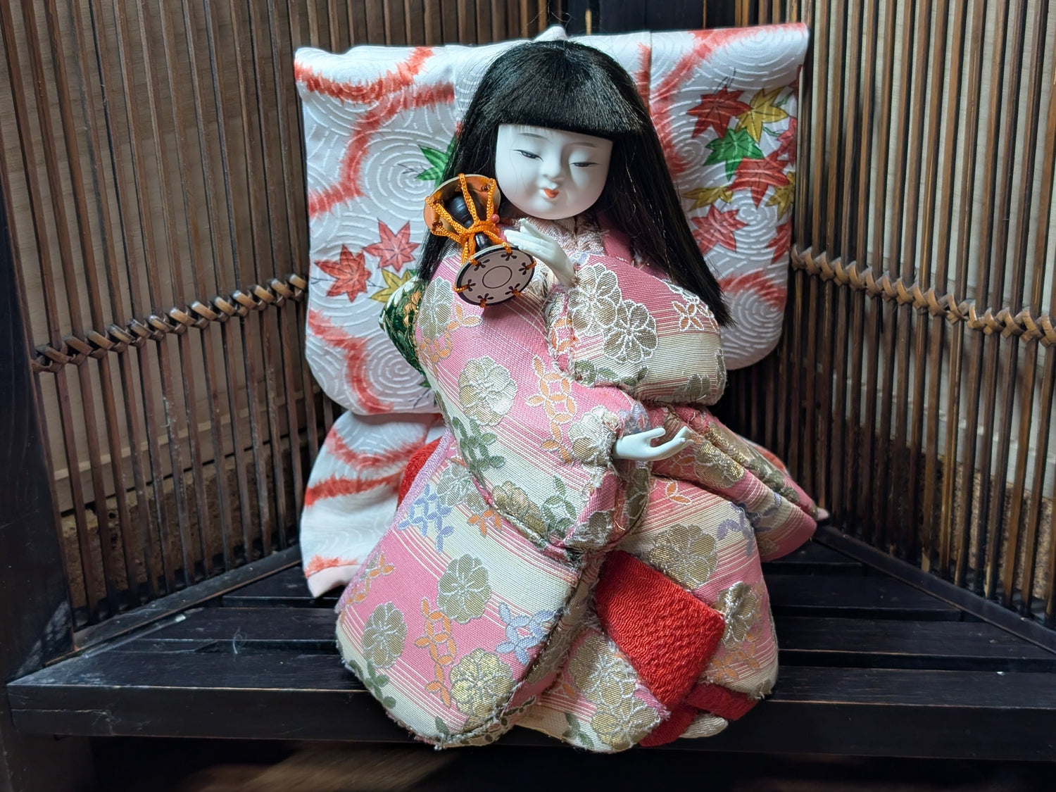 Colorful Japanese Dolls & wooden Kokeshi dolls