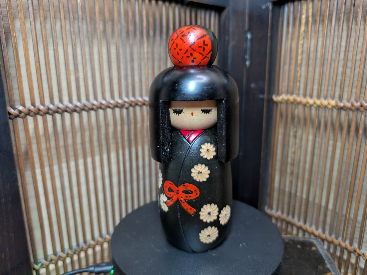 Japanese Traditional wooden doll Kokeshi Made in Japan V5