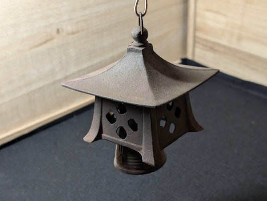 Japanese Garden Decor 1960s lucky charm Wind bell Cast iron Made in Japan (D10)