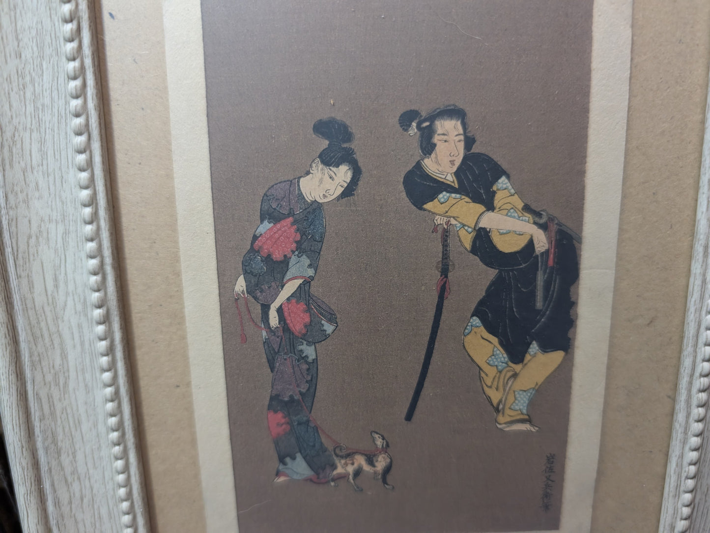 Japanese post card Authentic Traditional 1950s post card signed made in Japan (A146)