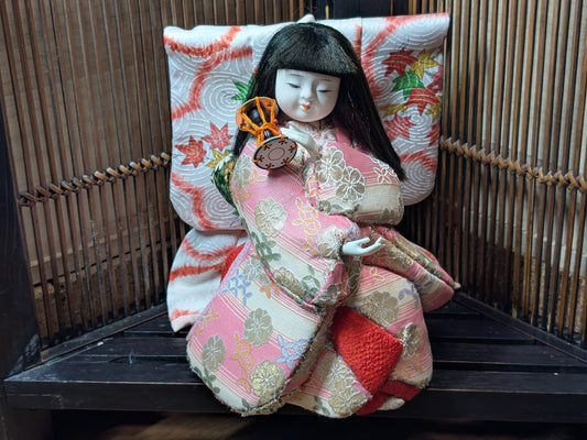 Japanese Traditional doll kimono doll Handmade fabric kimono  doll made in Japan (CC2)