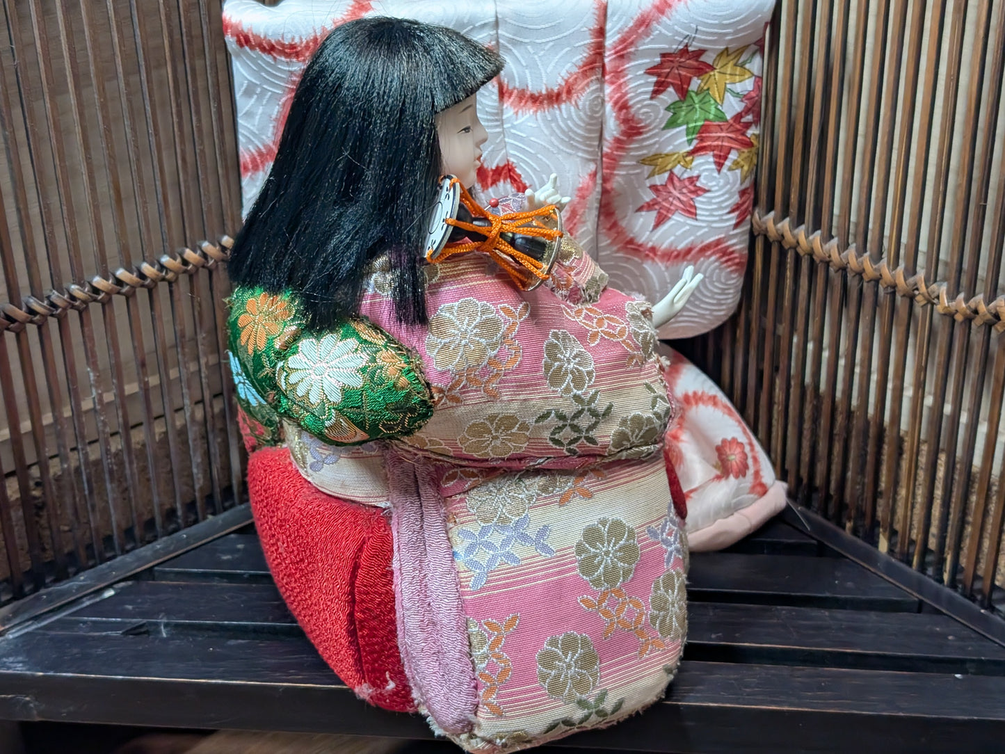 Japanese Traditional doll kimono doll Handmade fabric kimono  doll made in Japan (CC2)