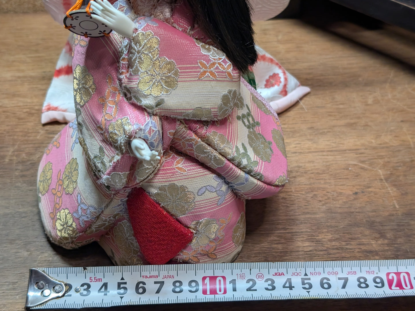 Japanese Traditional doll kimono doll Handmade fabric kimono  doll made in Japan (CC2)