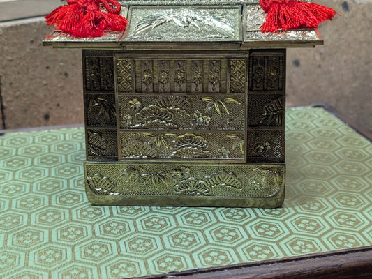 Japanese Antique Doll Girl Festival Handmade edo period taxi box late 1930s Made in Japan (J2) 1900s store