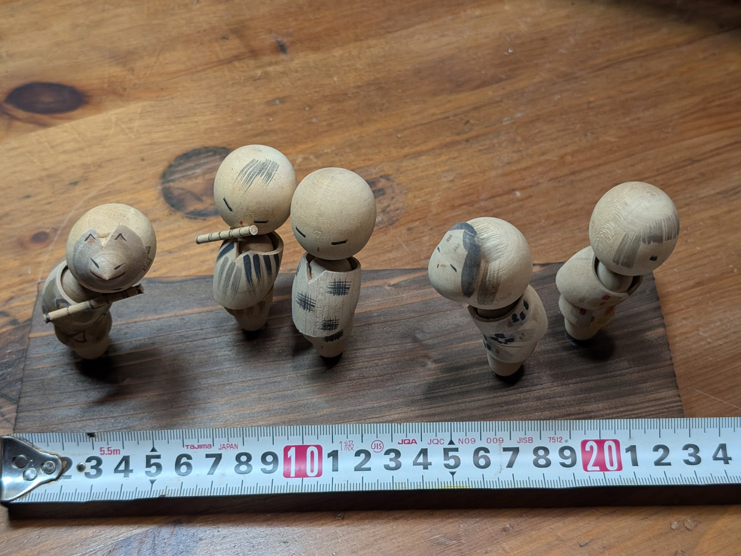 Japanese Doll kokeshi Traditional festival dance Handmade 1960s made in Japan (S16)