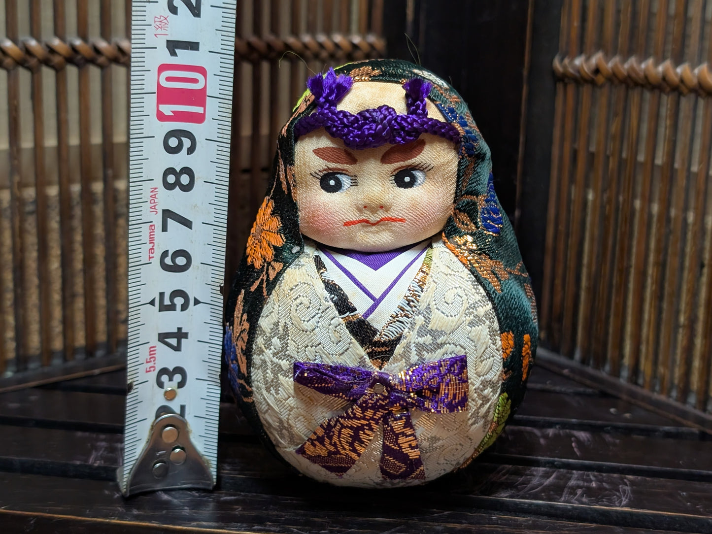 Extremely Rare Japanese Traditional Handmade Hina doll 1950s Lucky Charm  Made in Japan (P16)