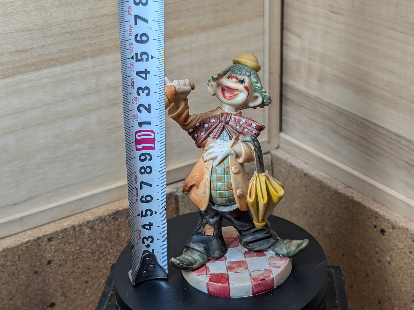 Authentic Fontanini Depose Clown Figurine Serial D4283 Vtg Made in Italy (P18)